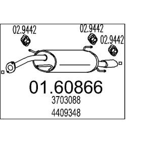 Endschalldämpfer 01.60866