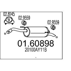 Endschalldämpfer 01.60898 von MTS günstig für 70,10 € online kaufen