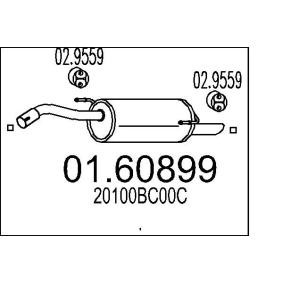 Endschalldämpfer 01.60899