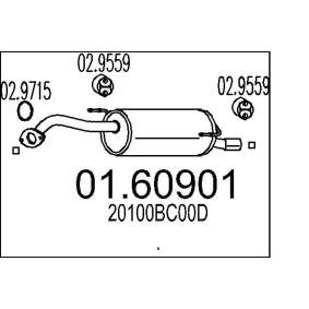 Endschalldämpfer 01.60901