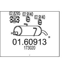 Endschalldämpfer 01.60913 von MTS günstig für 62,07 € online kaufen