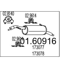 Endschalldämpfer 01.60916 von MTS günstig für 64,99 € online kaufen