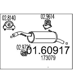 Endschalldämpfer 01.60917 von MTS günstig für 64,99 € online kaufen