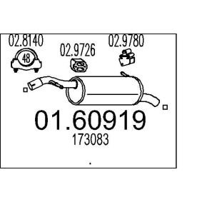 Endschalldämpfer 01.60919 von MTS günstig für 81,85 € online kaufen