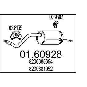 Endschalldämpfer 01.60928 von MTS günstig für 62,43 € online kaufen