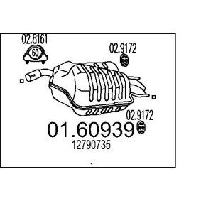 Endschalldämpfer 01.60939 von MTS günstig für 944,58 € online kaufen