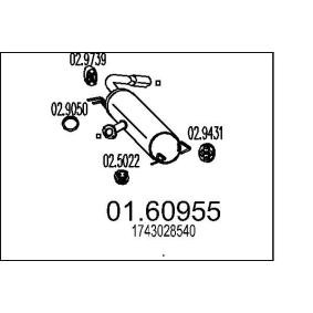 Endschalldämpfer 01.60955 von MTS günstig für 944,58 € online kaufen