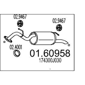 Endschalldämpfer 01.60958 von MTS günstig für 75,38 € online kaufen