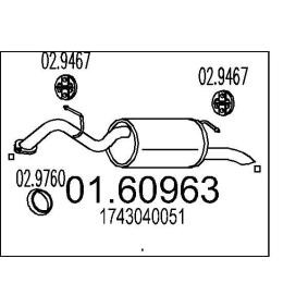 Endschalldämpfer 01.60963 von MTS günstig für 56,23 € online kaufen