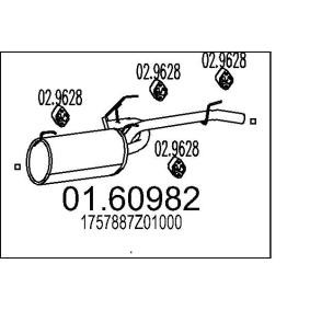 Endschalldämpfer von MTS 01.60982
