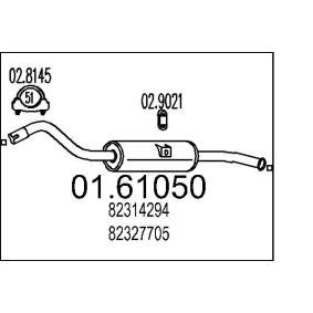 Endschalldämpfer 01.61050
