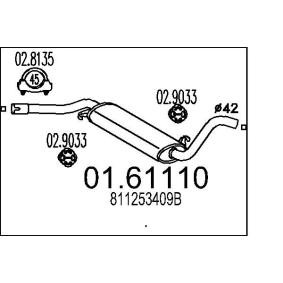 Endschalldämpfer 01.61110 von MTS günstig für 63,31 € online kaufen