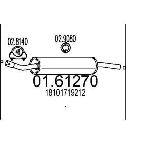 Endschalldämpfer 01.61270 von MTS günstig für 46,39 € online kaufen