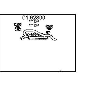 Endschalldämpfer 01.62800 von MTS günstig für 84,10 € online kaufen