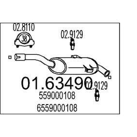 Endschalldämpfer 01.63490