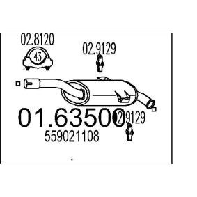 Endschalldämpfer 01.63500