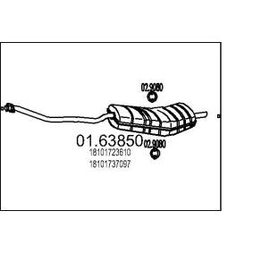 Endschalldämpfer 01.63850 von MTS günstig für 124,09 € online kaufen