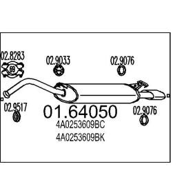 Endschalldämpfer 01.64050 von MTS günstig für 101,30 € online kaufen