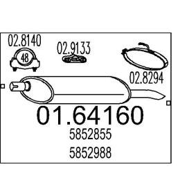 Endschalldämpfer 01.64160 von MTS günstig für 52,12 € online kaufen
