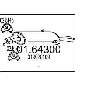 Endschalldämpfer 01.64300
