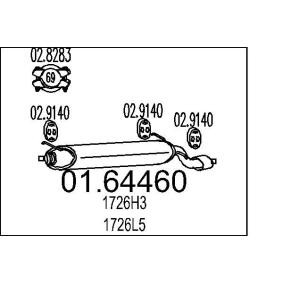 Endschalldämpfer 01.64460