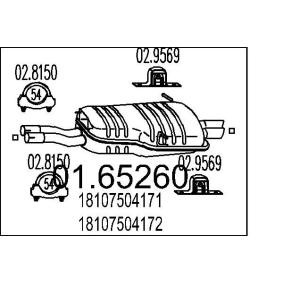 Endschalldämpfer 01.65260