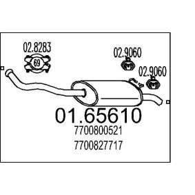Endschalldämpfer 01.65610