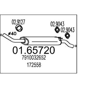 Endschalldämpfer 01.65720