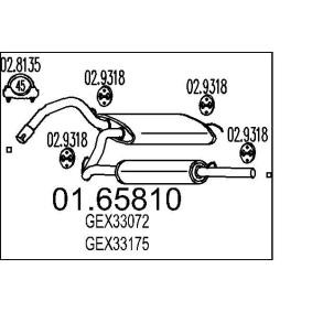 Endschalldämpfer 01.65810