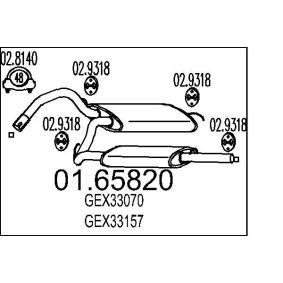 Endschalldämpfer 01.65820