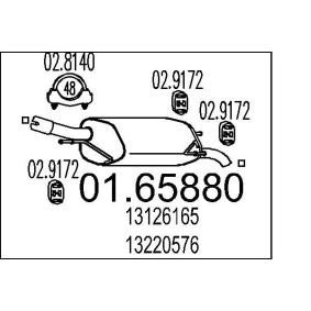 Endschalldämpfer 01.65880