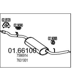 Endschalldämpfer 01.66100