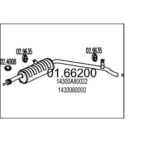 Endschalldämpfer 01.66200