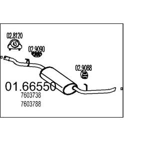 Endschalldämpfer 01.66550