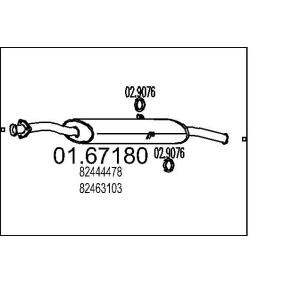 Endschalldämpfer 01.67180