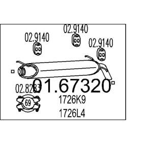 Endschalldämpfer 01.67320