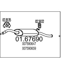 Endschalldämpfer 01.67690 von MTS günstig für 48,43 € online kaufen