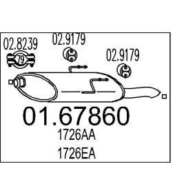 Endschalldämpfer 01.67860 von MTS günstig für 54,95 € online kaufen