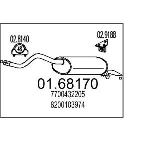 Endschalldämpfer 01.68170 von MTS günstig für 58,93 € online kaufen