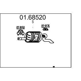 Endschalldämpfer 01.68520 von MTS günstig für 89,20 € online kaufen