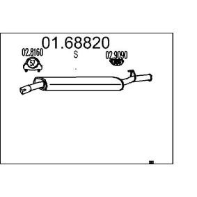 Endschalldämpfer 01.68820 von MTS günstig für 69,85 € online kaufen