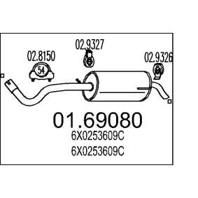 Endschalldämpfer 01.69080 von MTS günstig für 59,04 € online kaufen