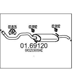Endschalldämpfer 01.69120 von MTS günstig für 54,52 € online kaufen
