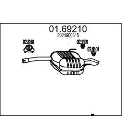 Endschalldämpfer 01.69210 von MTS günstig für 171,77 € online kaufen