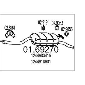 Endschalldämpfer 01.69270