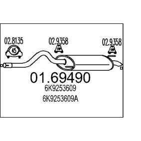 Endschalldämpfer 01.69490