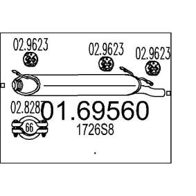 Endschalldämpfer 01.69560 von MTS günstig für 54,78 € online kaufen