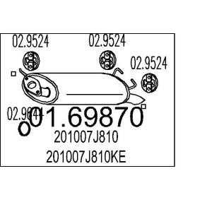 Endschalldämpfer 01.69870 von MTS günstig für 95,38 € online kaufen