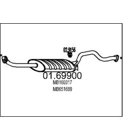 Endschalldämpfer von MTS für PAJERO II Canvas Top (V2_W, V4_W) günstig online kaufen