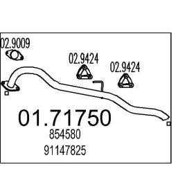 Abgasrohr 01.71750